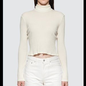 John Elliot-Rib Cropped Turtle Neck